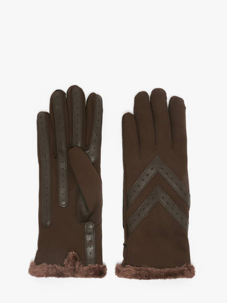 Gants Isotoner Marron women gloves 85304