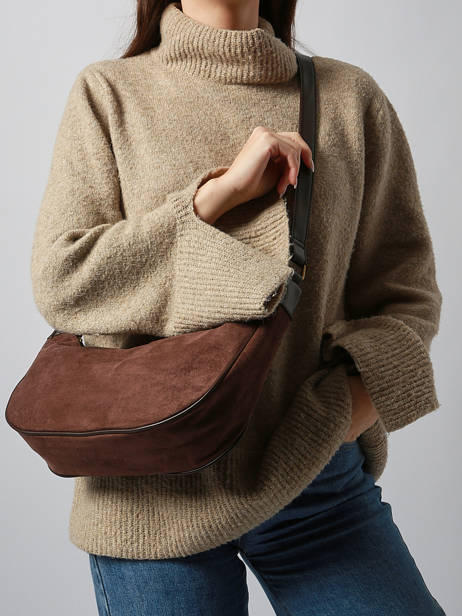 Sac Bandoulière Velvet Soft Miniprix Marron velvet soft 27592 vue secondaire 1