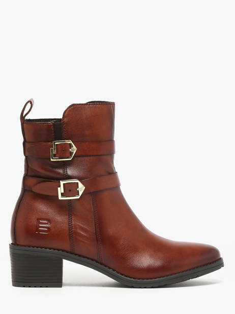 Bottines à Talon En Cuir Tt. bagatt Marron women 41006300