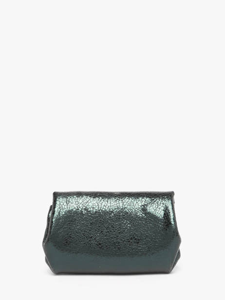 Porte-monnaie Le Gustave Minuit Cuir Paul marius Vert minuit GUSTAMIN vue secondaire 2