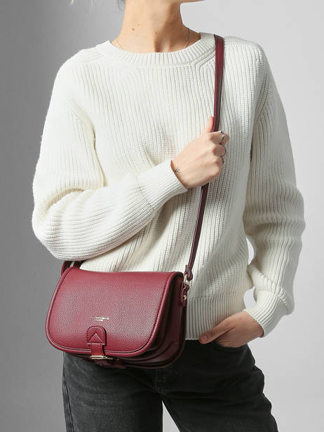 Sac Bandoulière Grained Miniprix Rouge grained F7532 vue secondaire 1