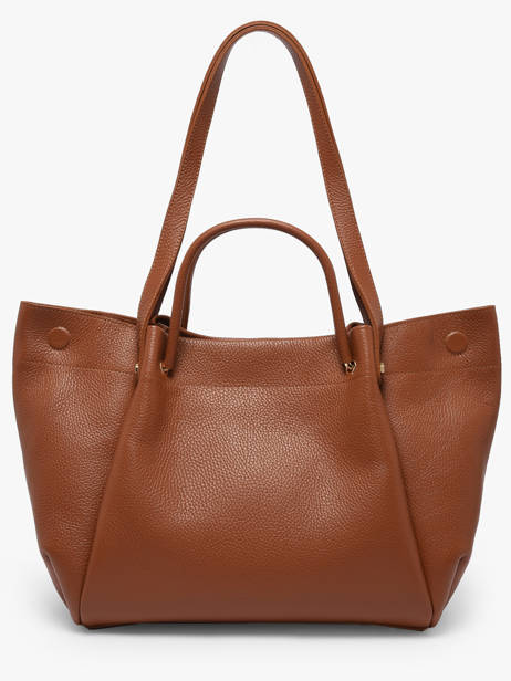 Sac Porté épaule Foulonne Double Louisa Cuir Lancaster Marron foulonne double louisa 90 vue secondaire 3