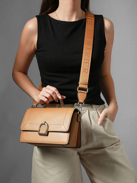 Sac Bandoulière M Altesse Cuir Etrier Jaune altesse EALT048M vue secondaire 1