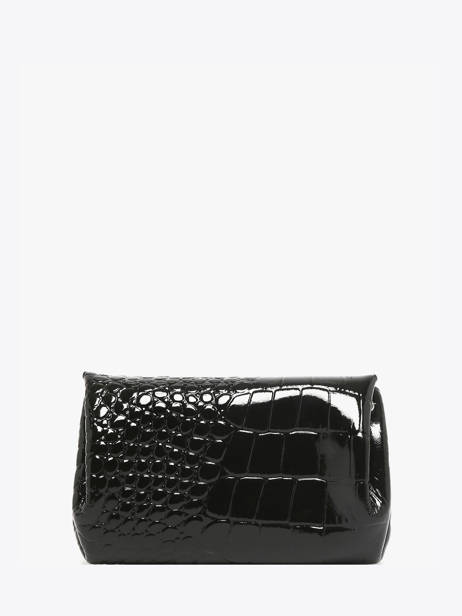 Porte-monnaie Croco Vernis Cuir Paul marius Noir croco vernis GUSTACRV vue secondaire 3