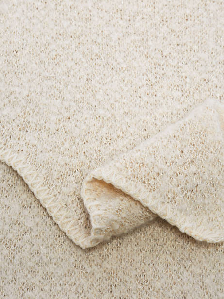 Écharpe Pieces Beige pyron 17110447 vue secondaire 1