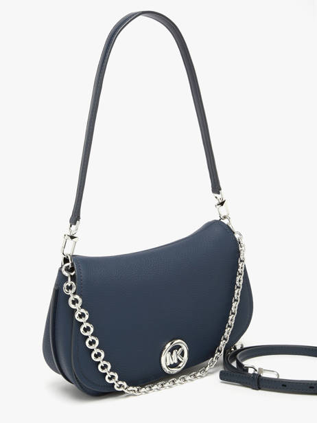 Sac Porté épaule Nolita Cuir Michael kors Bleu nolita R6SY5S2L vue secondaire 2