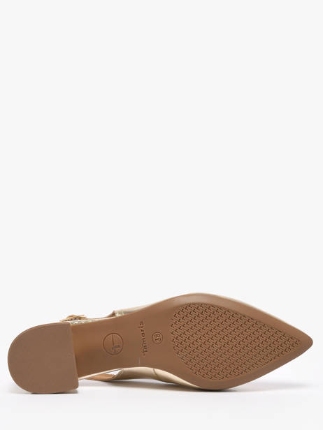 Escarpins En Cuir Tamaris Or women 42 vue secondaire 4