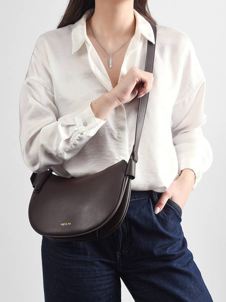 Sac Porté épaule Vintage Nat et nin Marron vintage MINRODEO vue secondaire 1