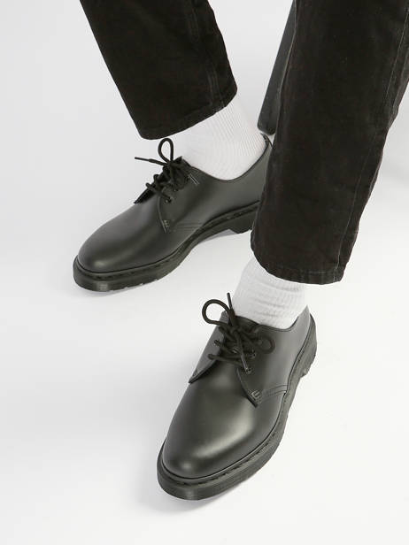 Chaussures Derbies 1461 Mono En Cuir Dr martens Noir boy 14345001 vue secondaire 1