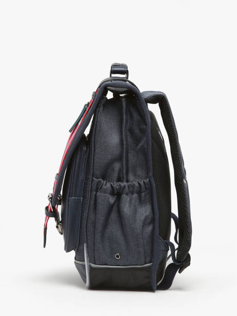 Sac à Dos 2 Compartiments Cameleon Bleu vintage urban PBVBSD39 vue secondaire 2