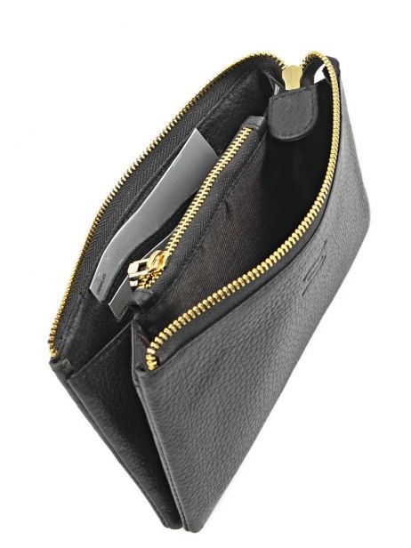 Portefeuille Caviar Cuir Crinkles Gris caviar 14196 vue secondaire 2