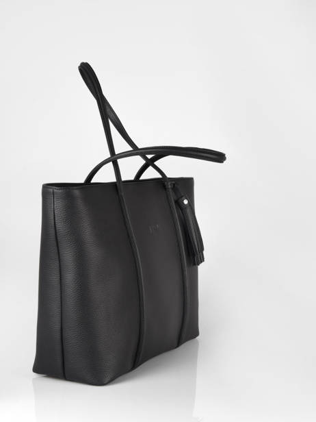 Sac Porté épaule Nathan Cuir Nathan baume Noir nathan 1 vue secondaire 2