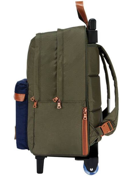 Sac A Dos Ã  Roulettes 2 Compartiments Tann's Vert les fantaisies g 73127 vue secondaire 1