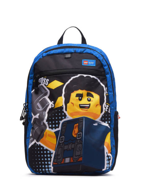 Sac Ã  Dos 2 Compartiments Lego Bleu city police adventure 25 vue secondaire 1