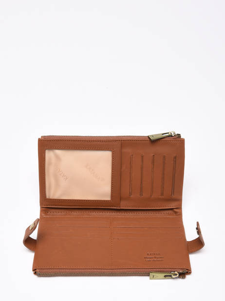 Portefeuille Cuir Katana Marron marina 753118 vue secondaire 1