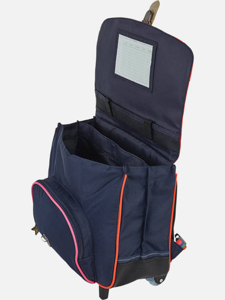 Cartable Ã  Roulettes 2 Compartiments Tann's Bleu les fantaisies f 42323 vue secondaire 2