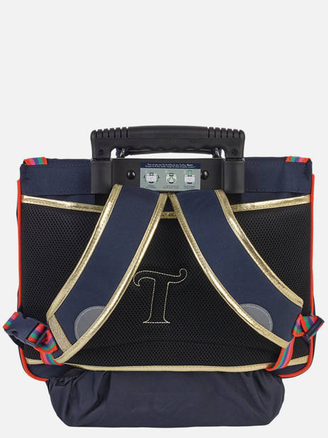 Cartable Ã  Roulettes 2 Compartiments Tann's Bleu les fantaisies f 42323 vue secondaire 4