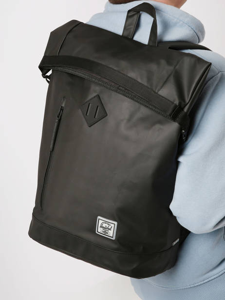 Sac Ã  Dos 1 Compartiment Herschel Noir weather resistant 11194 vue secondaire 1