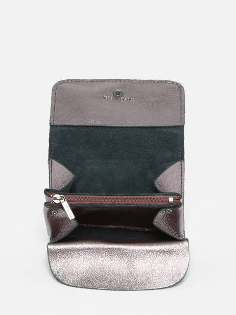 Porte-monnaie Etincelle IrisÃ©e Cuir Etrier Rose etincelle irisee EETI650 vue secondaire 1
